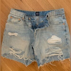GAP denim cutoff shorts 5 inch inseam